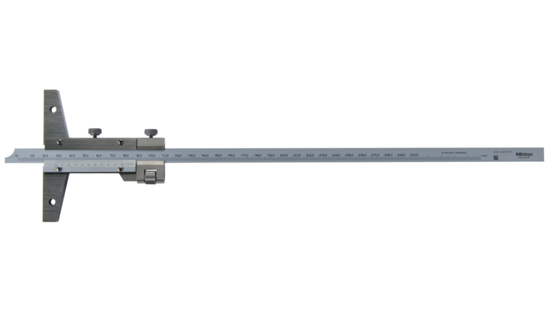 Mitutoyo Nóniuszos mélységmérő finomállítóval, 0-600 mm, 0.02 mm (527-104) termék fő termékképe