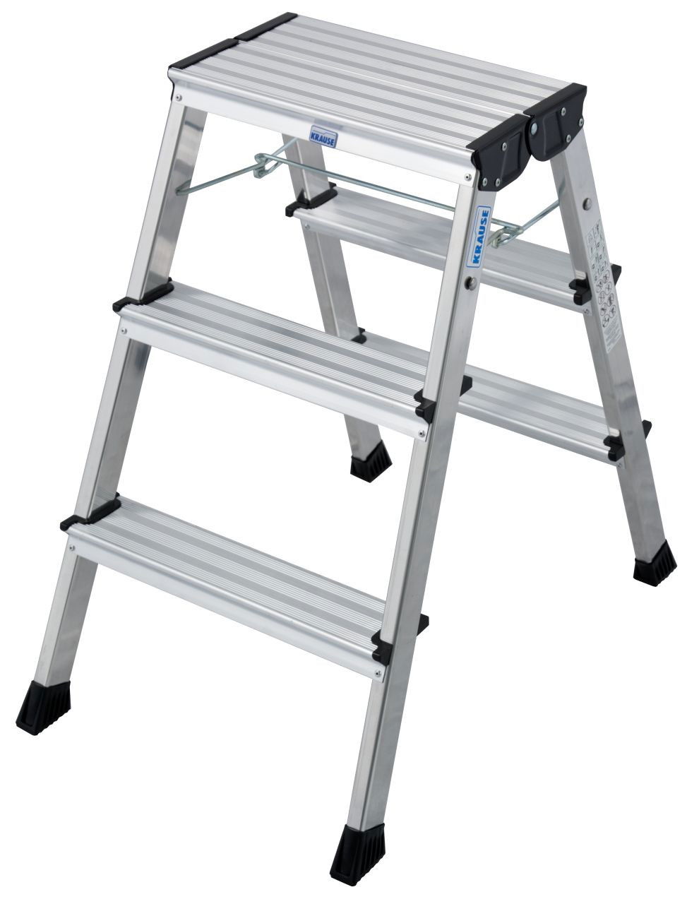 Krause MONTO Rolly gurítható, két oldalon járható összecsukható fellépő, alu, 2x3 fokos termék fő termékképe