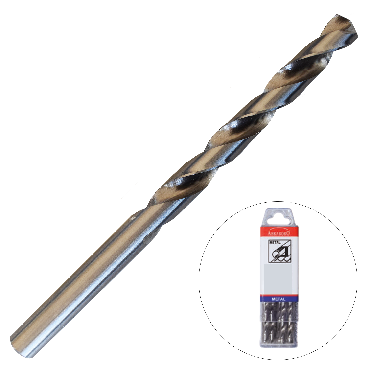 Abraboro 8.6 x 125 / 81 mm HSS-GS fémfúró X-Pack, 10 db/csomag termék fő termékképe