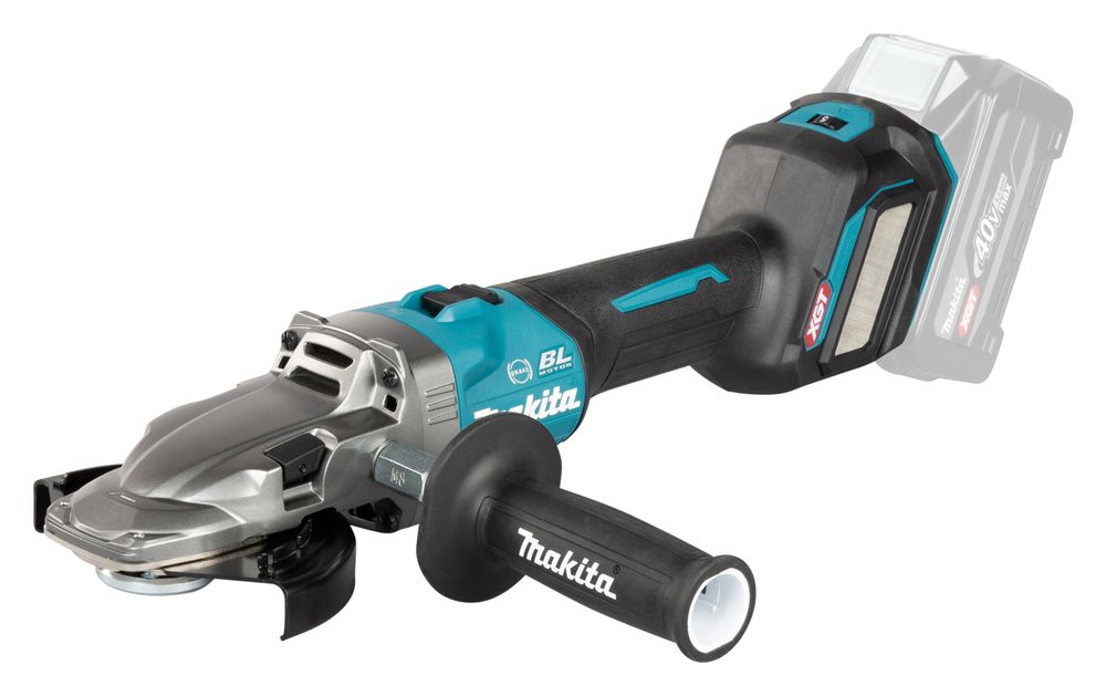 Makita GA055GZ akkumulátoros laposfejű sarokcsiszoló (akku és töltő nélkül) termék fő termékképe
