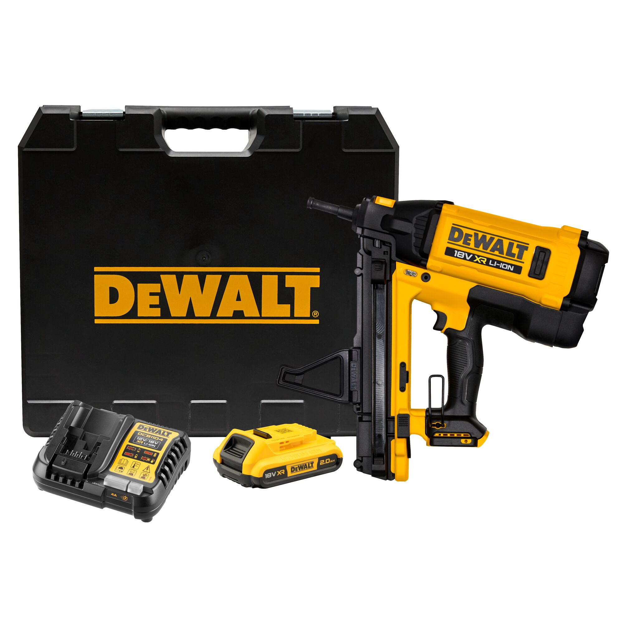 Dewalt DGN845D1 akkus gázos betonszegező (1 x 2.0 Ah Li-ion akkuval, kofferben) termék fő termékképe